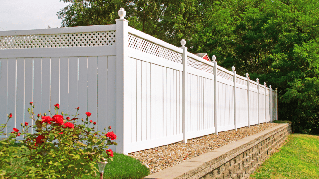 Vinyl Fence Installation Paver Retaining Wall Laps Custom Fence & Backyards SC