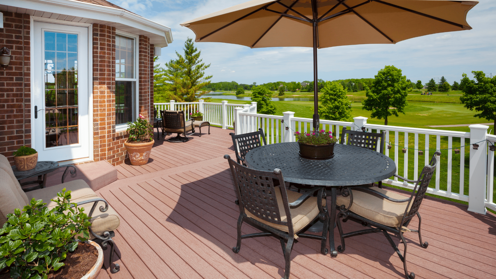 Deck Building Patio Vinyl Railing Laps Custom Fence & Backyards SC