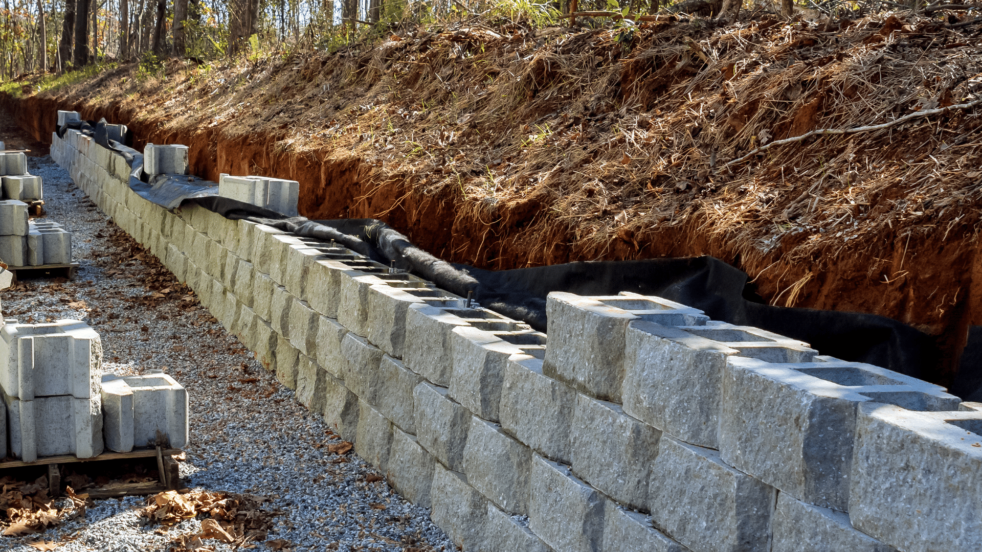 Retaining Wall Installation Process South Carolina